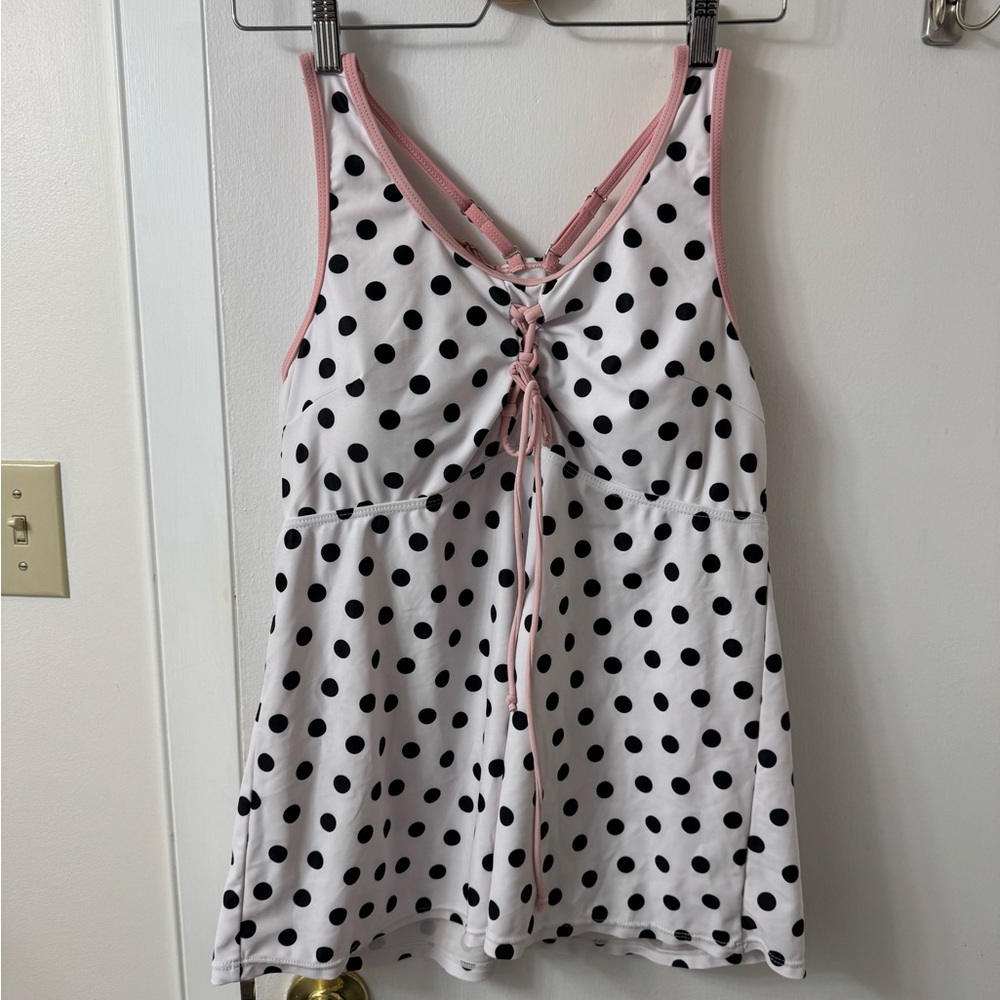 Polka Dot Swim Top
